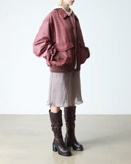 kinsley leather knee high heeled boots