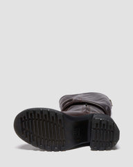 kinsley leather knee high heeled boots