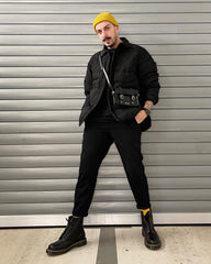 7 inch leather crossbody bag