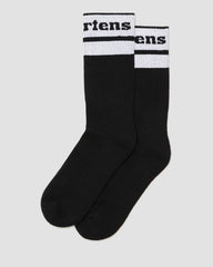 athletic logo organic cotton blend socks