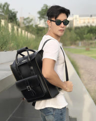 kiev leather backpack