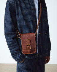 ambassador leather reporter bag