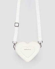vegan mini heart shaped bag