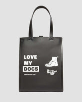 love my docs leather tote bag