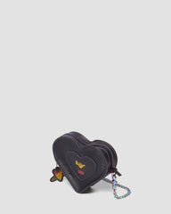 bt21 mini heart shaped leather bag