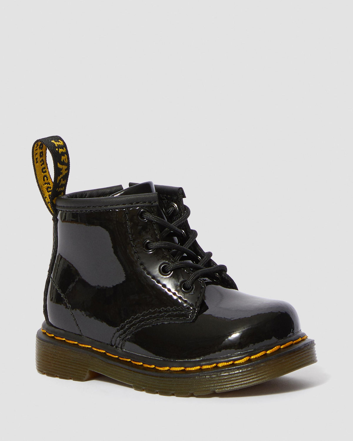 infant 1460 patent leather lace up boots