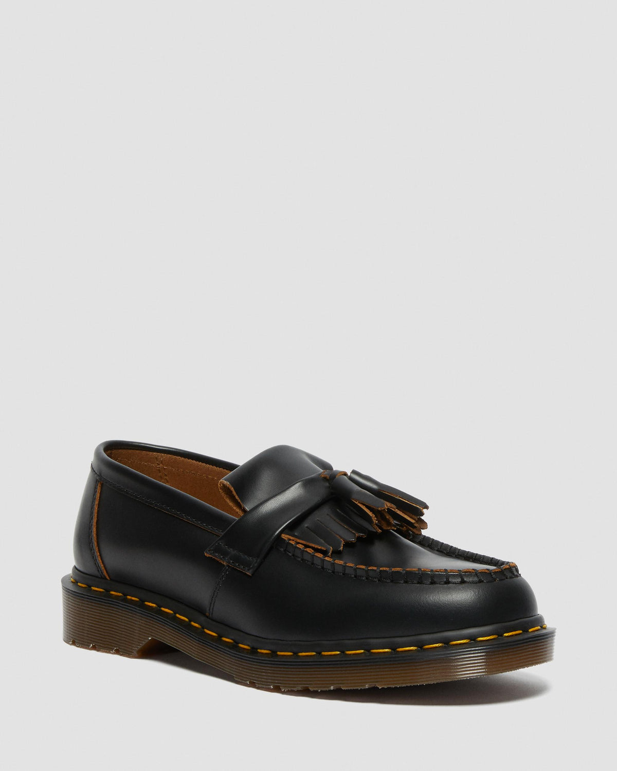 adrian made in england quilon leather tassel loafers