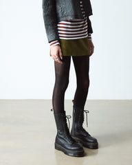 1b99 pisa leather mid calf lace up boots