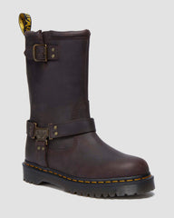 anistone hi leather biker boots