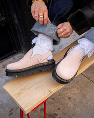 suede slingback platform mules