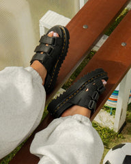 athena leather sandals
