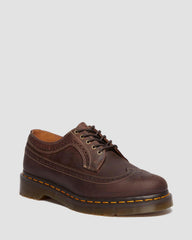 crazy horse leather brogue shoes