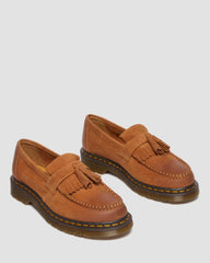 nubuck leather tassle loafers