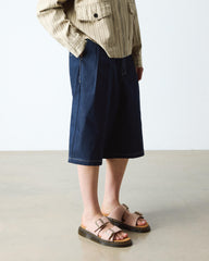 nubuck leather slide sandals