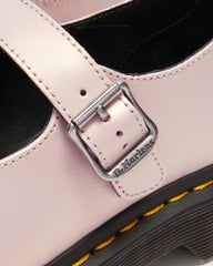 iridescent leather mary jane shoes