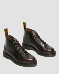 crocodile analine leather ankle boots