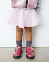 toddler 8065 glitter patent leather  mary jane shoes