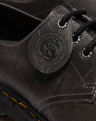 natural grain leather bump toe shoes