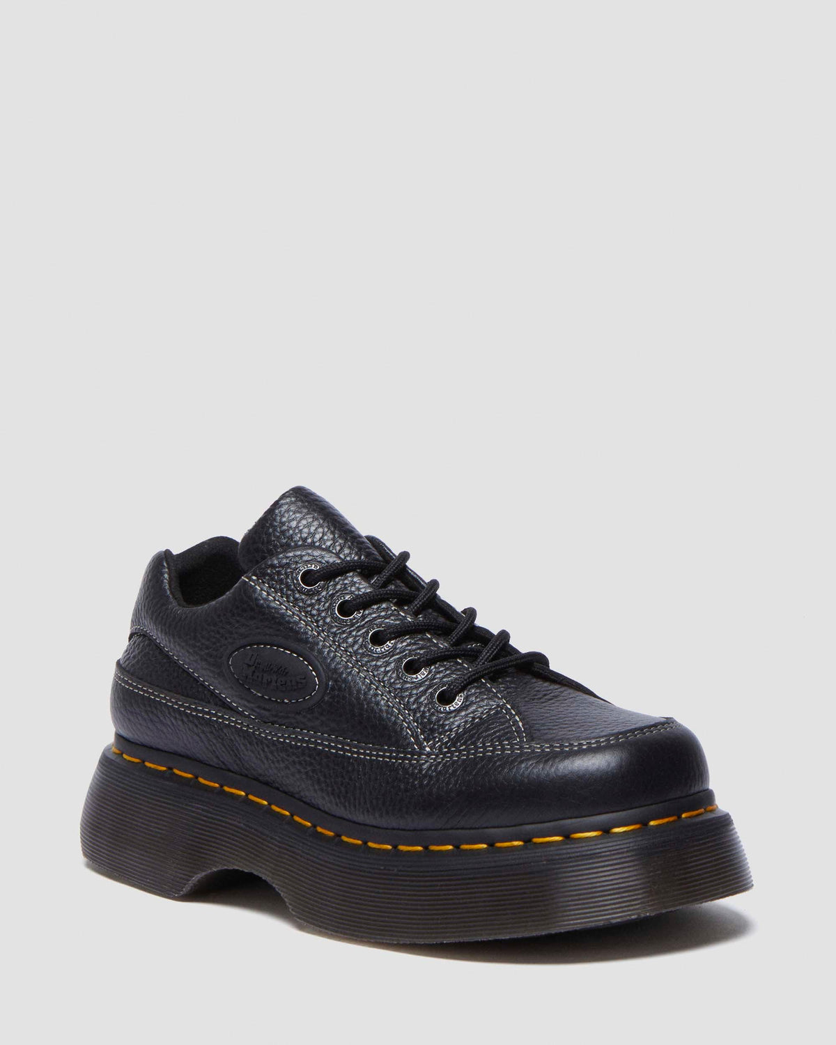 5-eye milled napa leather shoes