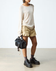 5-eye milled napa leather shoes