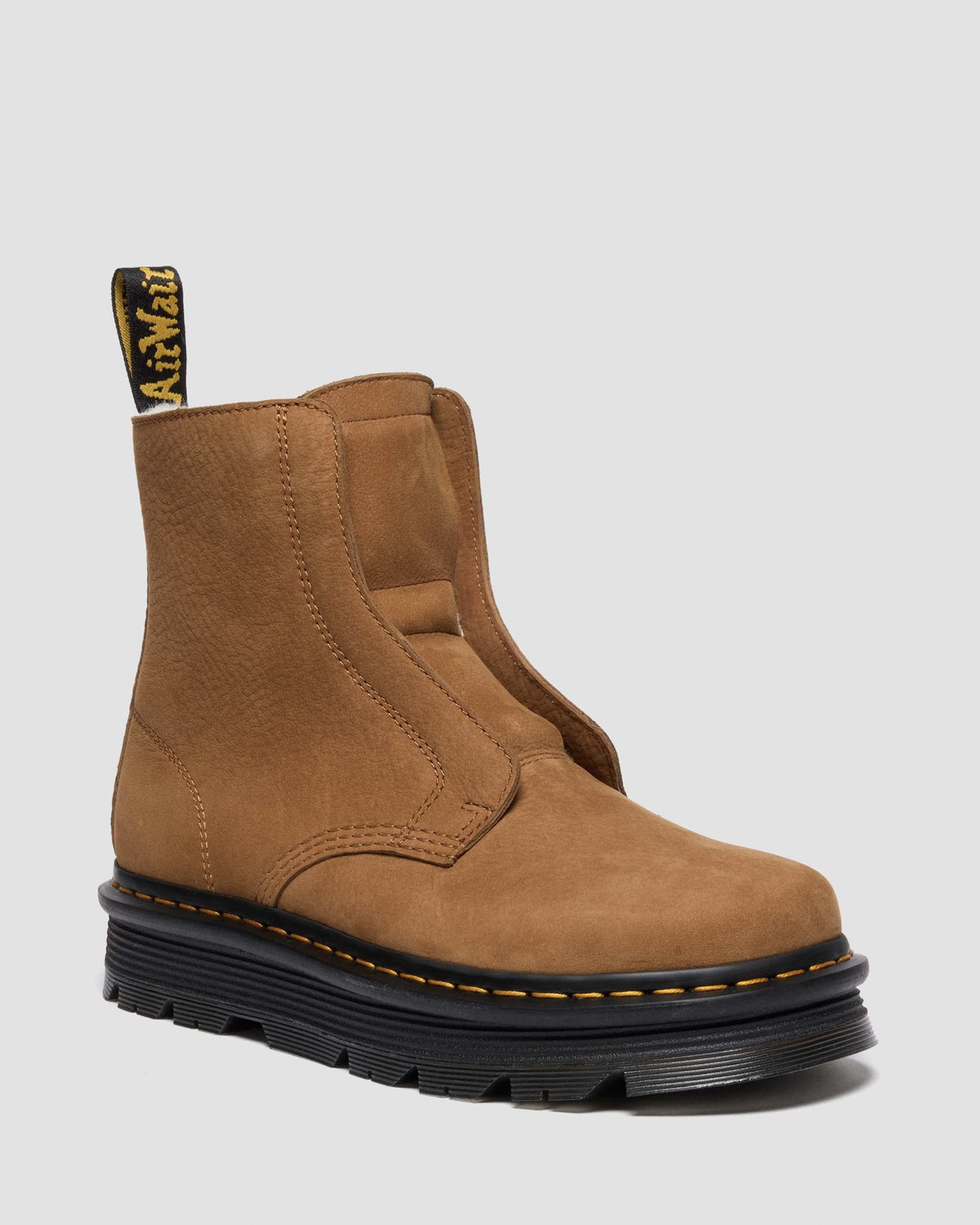 warm lined slip on nubuck boots