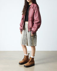 warm lined slip on nubuck boots