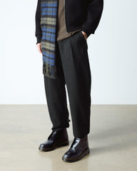 smooth leather slip on boots