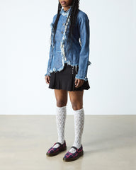 tartan mary jane shoes