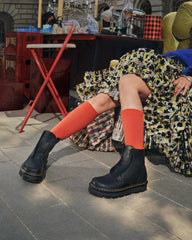 slip on leather boots