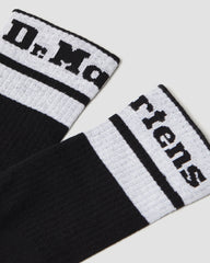 athletic logo organic cotton blend socks