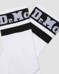 athletic logo organic cotton blend socks