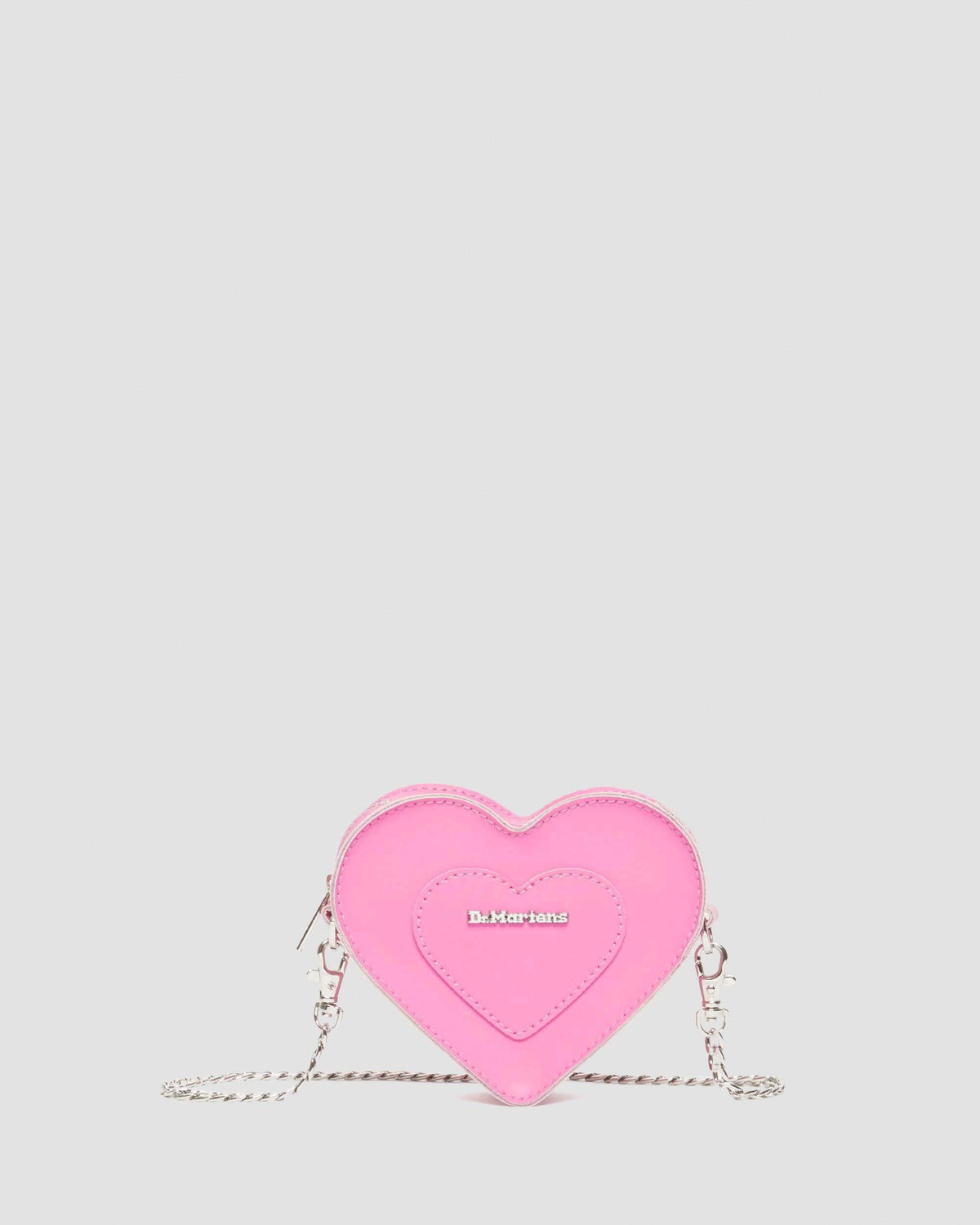 mini heart shaped leather bag